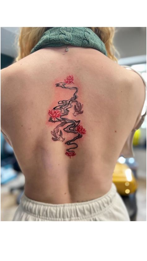 Koi fish tattoo / river tattoo  / Japanese art style tattoo Japanese Art Tattoo, River Tattoo, Koi Fish Tattoo, Fish Tattoo, Koi Fish, Fish Tattoos, Japanese Art, Koi, Art Tattoo