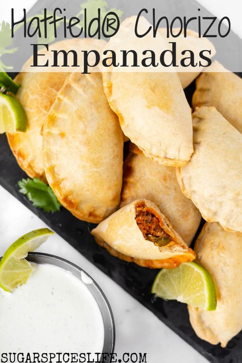 Chorizo Empanadas, Homemade Pastry, Sausage Dinner, Pork Recipes For Dinner, Fried Pies, Cooking Bread, Chorizo Sausage, Pork Dinner, Homemade Pastries