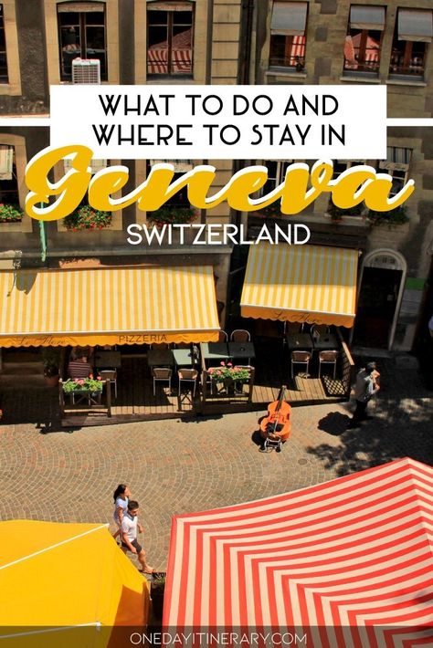 Follow this guide and make the best of your trip even if you're short on time. These are the top sights and things to do on your one day in Geneva. #switzerland #itinerary #travelguide #traveltips Geneva Old Town, Solo Travel Europe, Switzerland Itinerary, Travel Photography Europe, Ritz Carlton Hotel, City Family, Geneva Switzerland, Travel Blogging, Europe Travel Destinations