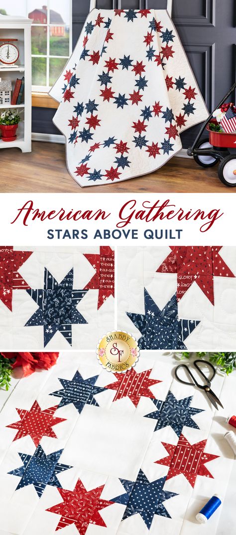 American Patchwork And Quilting Patterns, Nancy Zieman Quilts, Fourth Of July Quilt, Fourth Of July Quilts, Baby Blanket Quilt Pattern, Patriotic Quilts Patterns Free, Vegetable Quilt, 4th Of July Quilt, Fireworks Quilt