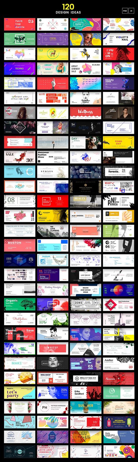 120 in 1 Web Banner Design Templates Bundle on Behance Behance Banner, Behance Interior, Behance Logo, Cer Nocturn, Behance Illustration, Website Banner Design, Logos Retro, Behance Design, Banner Web