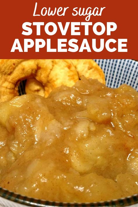 Applesauce Recipes Stovetop, Stovetop Applesauce, Sugar Free Applesauce, Stewed Apples Recipe, Best Apple Recipes, Applesauce Recipe, Low Fat Desserts, Apple Sauce Recipes, Fall Recipes Healthy