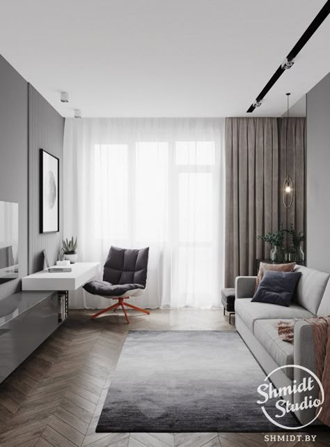 Small Living Room Decor, Living Room Design Decor, Home Design Living Room, House Interior Decor, Living Room Decor Apartment, Shades Of Gray, Decor Home Living Room, Apartment Living Room, Home Room Design