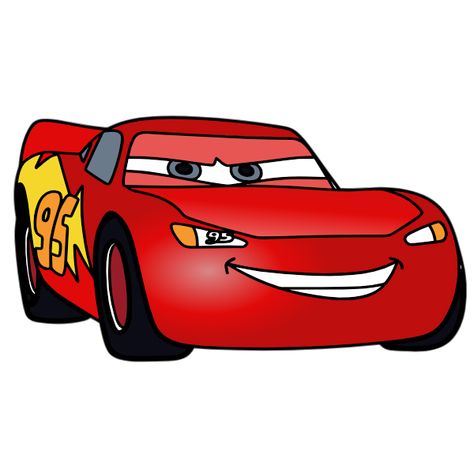 Cute Lightning Mcqueen, Draw Lightning Mcqueen, Mcqueen Drawing, Lightning Mcqueen Drawing, Draw Lightning, How To Draw Lightning, Goku Images, The Office Characters, Popular Svg