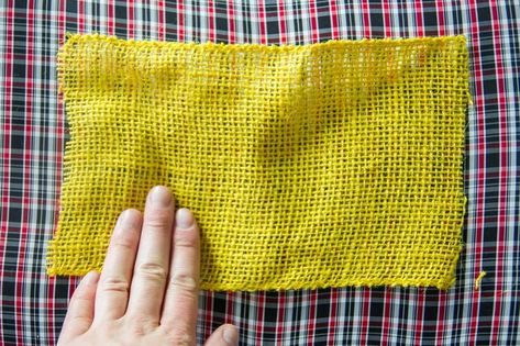 How to Stiffen Burlap Fabric (with Pictures) | eHow Burlap Fabric, Burlap, Weaving, Fabric, Clothes, Home Decor, Home Décor