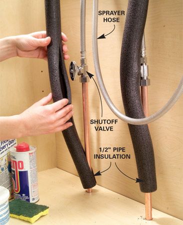 Foam Pipe Insulation, Pipe Insulation, Plumbing Problems, Diy Plumbing, Plumbing Repair, Home Fix, Up House, Family Handyman, Diy Home Repair