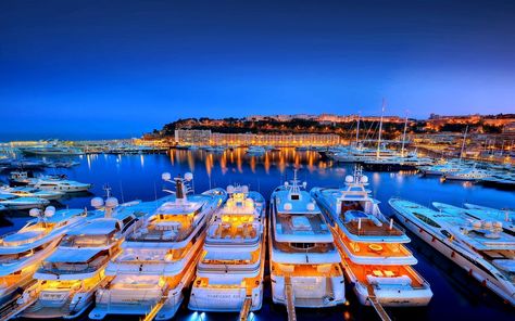 Man Made Harbor Reflection Yacht Monaco Hercule Azure Wallpaper Monte Carlo Monaco, Montecarlo Monaco, Honeymoon Destinations, Luxury Yachts, Catamaran, French Riviera, Dream Destinations, Places Around The World, Places I Want To Go