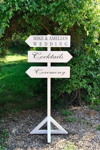 Considering the venue, we may want to think about a couple of these.  Josh can make. Vintage Wedding Signs, Country Theme Wedding, Wedding Etiquette, Travel Theme Wedding, Chalkboard Wedding, Planning Inspiration, Vintage Wedding Decorations, Sign Post, Rustic Chic Wedding