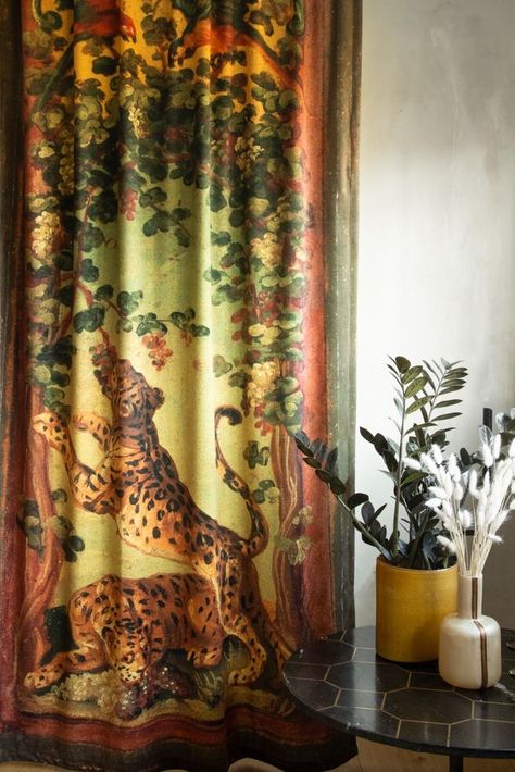 Leopard Curtains, Rockett St George, Wedding After Party, Soft Furnishings Cushions, Velvet Curtains, St George, Leopards, Contemporary Living, Soft Furnishings