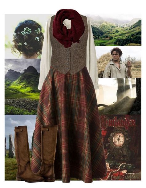 1600s Scottish Fashion, Scottish Inspired Fashion, Historybounding Fashion, Scottish Style Women, Scottish Women Fashion, Vintage Vest Outfits For Women, History Bounding Fashion, Scottish Fashion Woman, Outlander Clothing