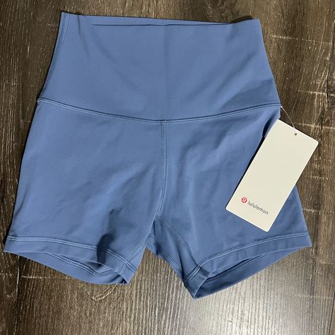 Lululemon Align Hr Short 4” Color Oasb Lulu Align Shorts, Lululemon Align Shorts, Blue Lululemon, Shorts Lululemon, Lululemon Align, Christmas Wishlist, Athletic Shorts, Christmas List, Dress To Impress