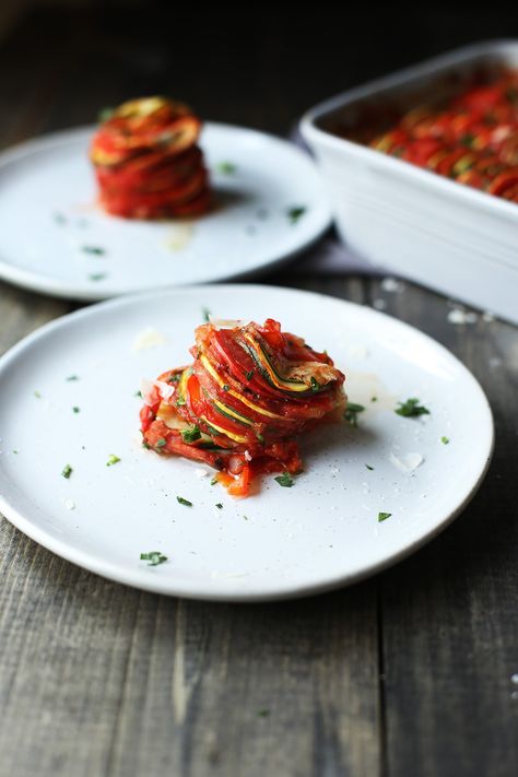 Baked Ratatouille Baked Ratatouille, Buttermilk Frosting, Buttery Shrimp, Seasonal Veggies, French Classic, Shrimp Scampi, Baked Donuts, Mini Donuts, Original Recipe