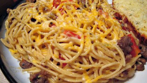 Beer Brat Pasta Recipe - Genius Kitchen Brat Pasta, Beer Brat, Pasta Photo, Beer Bratwurst, Brats Recipes, Bratwurst Recipes, Beer Brats, One Dish Dinners, 9x13 Baking Dish