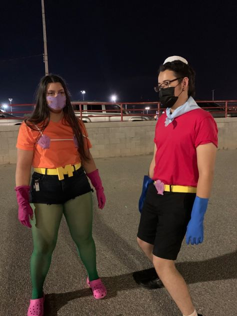 Mermaid man and barnacle boy costume Barnacle Boy Costume, Sporty Halloween Costumes, Mermaid Man And Barnacle Boy, Mermaid Man And Barnacle, Halloween Costumes Men, Barnacle Boy, Men Costumes, Matching Halloween Costumes, Mermaid Man