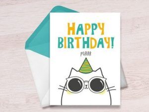 Cute Birthday Cards For Mom, Happy Birthday Mom Cards, Cat Happy Birthday, Cat Birthday Invitations, Cards For Mom, Happy Birthday Drawings, Happy Birthday Cards Handmade, Happy Birthday Cards Diy, Cat Happy