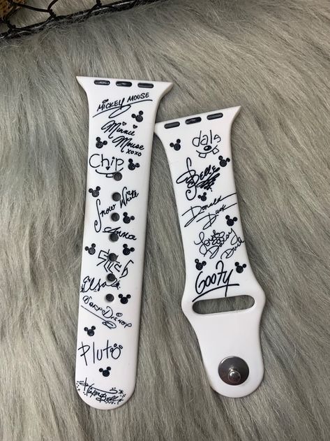 Mouse Signature Non Modified Watch Band With Cute Apple Watch Bands, Disney Trip Outfits, Disney Outfits Women, Disney College Program, Cute Disney Outfits, Unique Watches, Disney Watches, Cute Disney Pictures, Disney Aesthetic