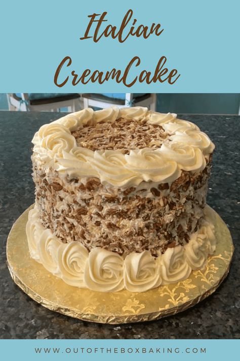 Cake Doctor Recipes, Italian Cream Cheese Cake, Italian Cream Cake Recipe, Cream Cheese Bundt Cake, Cake Mix Doctor, Best Cake Mix, Doctor Cake, Chocolate Mayonnaise Cake, Coconut Pecan Frosting