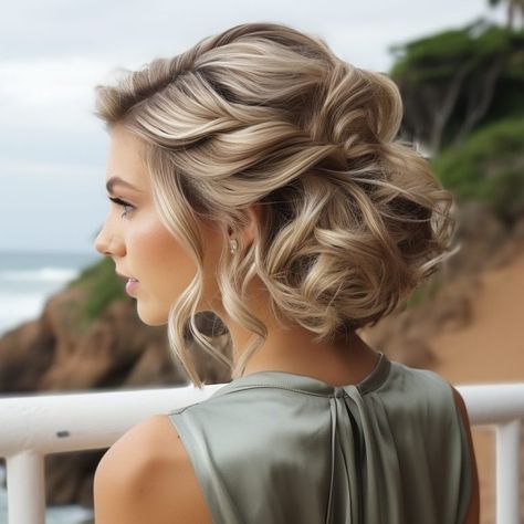 Prom Hairstyles For Short Hair Updo, Prom Short Hairstyles, Short Formal Hair, Short Hair Length, Short Hairdo, Elegant Prom Hairstyles, Hairstyle For Prom, Formal Hairstyles For Short Hair, Hair Styles For Short Hair