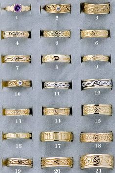 celtic wedding bands Challa Ring Designs Gold, Ring Designs Gold, Romantic Wedding Rings, Celtic Wedding Bands, Celtic Wedding Rings, Celtic Wedding, Celtic Rings, Irish Wedding, Gold Ring Designs