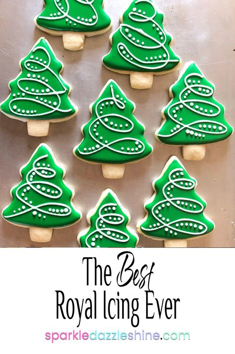 The Best Royal Icing Ever - Sparkle Dazzle Shine Decorating Royal Icing Recipe, Royal Icing Decorated Cookies Tutorials, Sugar Cookie Decorating Recipe, Royal Flood Icing Recipe, Decorative Cookie Icing, Professional Royal Icing Recipe, Make Royal Icing, Sugar Cookies And Royal Icing, Decorating Sugar Cookie Recipe