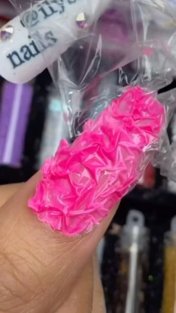 Plastic Wrap Nails, Early Spring Nails, March Nails Ideas, Wrap Nails, Valentines Nail Art Designs, Nails March, March Nails, Nail Tutorial Videos, Fresh Beginnings