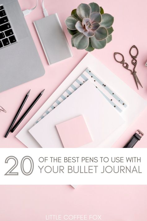 When it comes to bullet journaling, pens are kind of essential. Whether you need black pens to make precise lines or colorful brush pens to add flair and pizzazz, you can find everything you are looking for right here! Click through to see the full list! #pens #Bulletjournal #Bulletjournalsupplies #bulletjournalpens Bullet Journal Pens, Best Bullet Journal Pens, Journal Pens, Journaling Pens, Black Pens, Bullet Journal For Beginners, Journal Organization, Bullet Journal Hacks, Bullet Journal Tracker