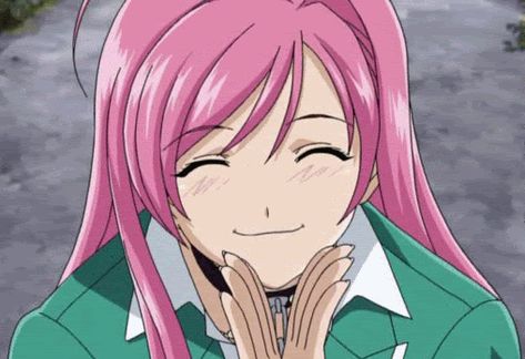 Rosario Vampire Gif, Vampire Gif, Moka Akashiya, Faerie Core, Rosario Vampire Anime, Rosario Vampire, Cute Backgrounds, Kawaii Drawings, Cute Anime Pics