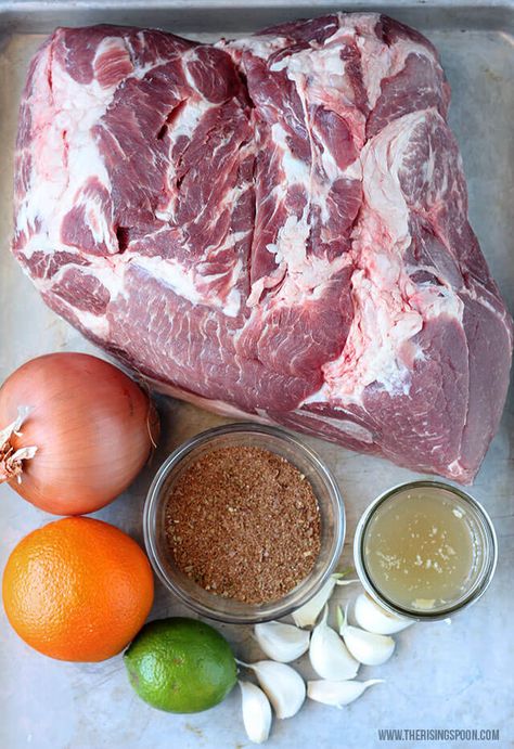 Slow Cooker Pork Shoulder (For Pulled Pork & Carnitas) Carnitas Recipes, Pulled Pork Carnitas, Slow Cooker Pork Shoulder, Pork Shoulder Recipes, Daging Babi, Carnitas Recipe, Pork Shoulder Roast, Crockpot Roast, Pork Carnitas