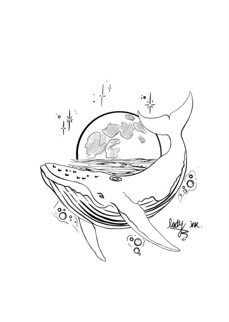 Whale Sketch, Numbers Tattoo, Whale Tattoos, White Tattoo, Tattoos For Kids, Hand Drawing, Tattoo Inspo, Problem Solving Skills, Moon Tattoo