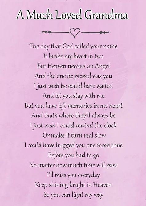 A Much Loved Grandma Memorial Graveside Poem Keepsake Card Includes Free Ground Stake F115 : Amazon.co.uk: Stationery & Office Supplies Losing A Grandma Quotes, Losing A Loved One Quotes Grandma, Losing Your Grandma Quotes, Loss Of A Grandmother, Nana Poems, Remembering Grandmother, Grandmother Poem, Eulogy Quotes, Rest In Peace Message