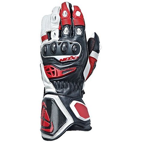 Leather Racing Motorcycle Gloves Ixon RS GENIUS Black White Red Cyberpunk Racing, Biker Gloves, Street Racer, Racing Gloves, Red Motorcycle, Manga Clothes, Gentleman Aesthetic, Red Gloves, Fruity Pebbles