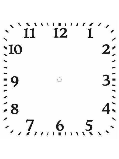 Clock Stencils, Keep Track, Free Printable, Free Printables, For Everyone, Clock, Track