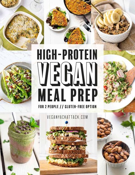 Keto Vegan Meal Prep, Vegan Protein Pizza, High Protein Vegetarian Bento, Vegan Meal Prep Ideas High Protein, Vegan On The Go Meals, High Protein Vegan Grocery List, Full Nutrition Vegan Meals, Healthy Meal Prep For The Week Vegan, Best High Protein Vegan Meals