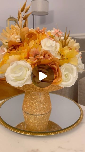 Dollar Tree Diy Flower Decor, Dollar Tree Decor Ideas, Diy Dollar Tree Centerpieces, Dollar Tree Flowers, Dollar Tree Centerpieces, Tree Decor Ideas, Candle Wedding Centerpieces, Tree Centerpieces, Tree Lover