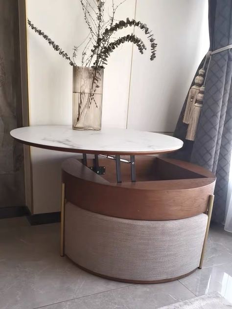 Round Coffee Table Lift Top, Coffee Table Lift Top, Table With Stools, Coffee Table With Stools, Modular Coffee Table, Stone Coffee Table, Coffee Table Set, Lift Top Coffee Table, Coffee Table Setting