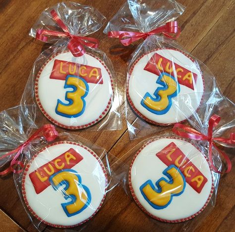 Toy Story Birthday Cookies Easy Toy Story Cookies, Toy Story Cookies 3rd Birthday, Toy Story Cookies 2nd Birthday, Toy Story Birthday Cookies, Toys Story Party Ideas, Toy Story Cookies, Toy Story Party Decorations, Toy Story Theme, Toy Story Cakes