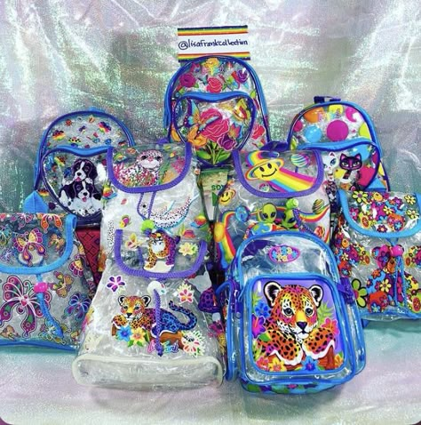 Lisa Frank Room, Decora Kei Aesthetic, Lisa Frank Backpack, Y2k Clean Girl, Kawaii Tamagotchi, Vintage Playroom, Lisa Frank Birthday Party, Cartoons Rangoli Design, Girls 6th Birthday