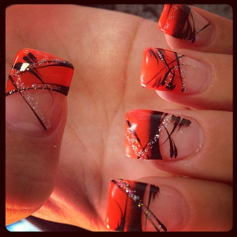 Tip Nail Art Designs, Spooky Nail Designs, Spooky Nail, Halloween Nails Diy, Nagel Design, Nails Halloween, Acrylic Coffin, Autumn Halloween, Design Nails