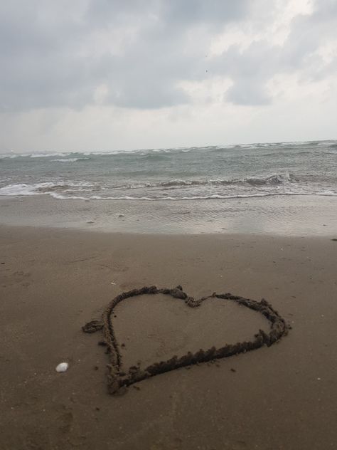 Sea side, heart, sea, clouds, beach, august, summer Sea Side Aesthetic, Pictures On Beach, Sea Clouds, Aesthetic Sea, August Summer, Sea Pictures, Beach Side, Sea Side, On Beach