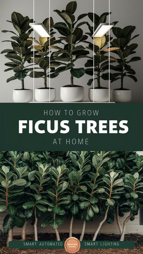 🌿 Bring lush greenery into your home with ficus trees! 🌱 Whether it’s the popular fiddle leaf fig or a classic rubber plant, ficus trees can be easy to grow with the right care. Learn how to keep them healthy with proper light, watering, and pruning techniques to create your perfect indoor jungle 🌞✨. #SmartPlants #IndoorFicus #SmartGardening #IndoorJungle #FiddleLeaf Fiddle Fig Tree Indoor, Ficus Rubber Plant, Ficus Tree Indoor, Trees Indoors, Fiddle Fig Tree, Weeping Fig, Fiddle Fig, Ficus Tree, Rubber Plant