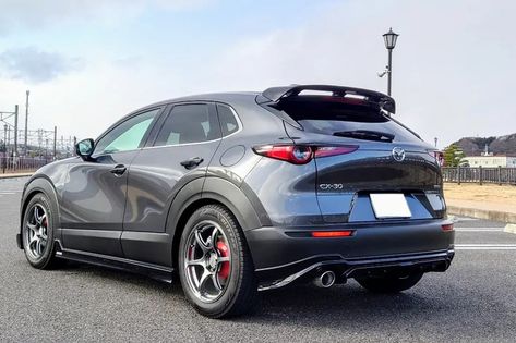 It looks really cool. | AutoExe Mazda car tuning and customization Mazda Cx 30, Mazda Cars, Mazda Cx5, Mazda 6, Mazda 3, Car Tuning, Mazda, Cars And Motorcycles, The Struts