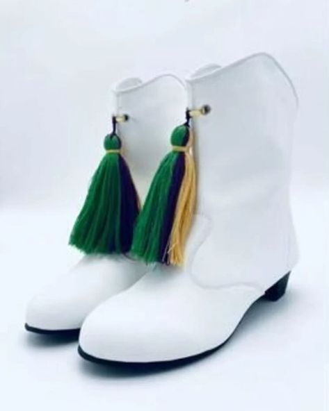 We have the Mardi Gras Majorette Marching Boots in stock now! Don’t wait till it’s too late. Adult sizes only! #mardigras #boots #majooretteboots #ankleboots Click the pic to shop Majorette Boots, Diy Glitter Shoes, Yarn Tassel, Diy Glitter, One Piece & Sets, Wedding Guest Style, Glitter Diy, Maxi Gown Dress, Glitter Shoes