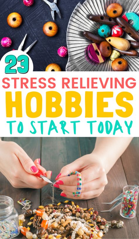 If you're looking to start a new hobby while you have some free time, these are some great hobbies that relieve stress. Many can be done at home, indoors, while others can be done outdoors. Activities At Home For Adults, Easy Hobbies To Start For Women, Hobbies For Teens, Artsy Hobbies, Butterfly Organization, New Hobbies To Try, Free Hobbies, Indoor Hobbies, Adult Activities