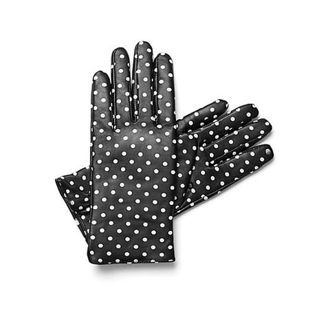 . Dots Fashion, Tech Gloves, Vintage Gloves, Polo Shirt Women, Womens Gloves, Nice Leather, Top Ten, Polka Dot Print, Dot Print