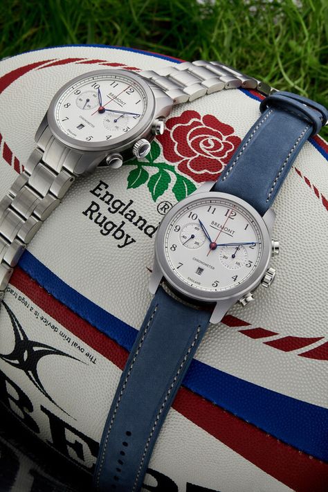 Bremont Announces 5-Year Partnership with England Rugby, Unveils New Bremont Rose | WatchTime - USA's No.1 Watch Magazine Rose Watch, England Rugby, Rugby Team, Watch Companies, Man Style, Blue Steel, Last Month, Brand Ambassador, Metal Bracelets