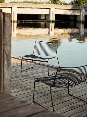 Hay Hee Lounge Chair, Elemental Design, Metal Lounge Chairs, Chalet Chic, Wire Chair, Hay Design, Scandinavian Minimalism, Lounge Design, Ferm Living