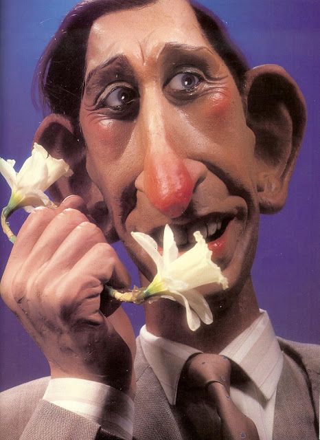 A gallery of grotesque celebrity puppets from "Spitting Image" (1987) The Brothers Karamazov, Ed Wood, Canterbury Tales, Richard Pryor, Pee Wee Herman, Spitting Image, Mia Farrow, Dirty Harry, Johnny Carson