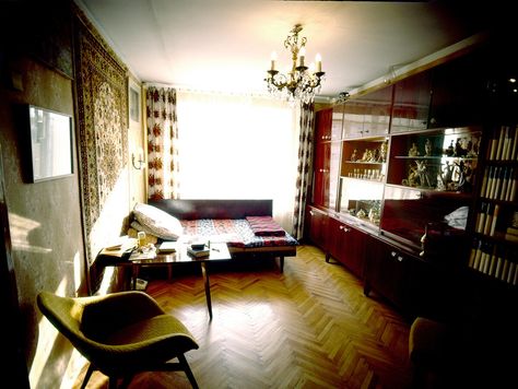 How and why modern designers recreate Soviet interiors - Russia Beyond Soviet Interior, Modern Hotel Lobby, One Room Apartment, Home Still, Modern Hotel, European Furniture, Cool Apartments, Lounge Room, Apartment Room