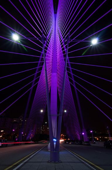 Putrajaya Night View, Putrajaya Bridge, Bridge Lighting, Putrajaya Malaysia, Putrajaya, Led Lamp, Skyscraper, Multi Story Building, Bridge