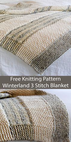 Seed Stitch Blanket, Knit Throw Blanket Pattern, Easy Blanket Knitting Patterns, Knit Afghan Patterns, Easy Blanket, Web Pattern, Throw Blanket Pattern, Knitting Patterns Free Blanket, Stitch Blanket